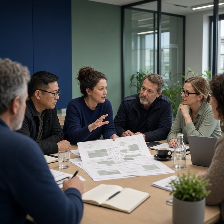 Ketenpartners werken met een gedeeld werkdocument tijdens een regionale werksessie over zorg en veiligheid